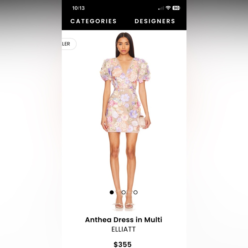 Anthea Dress in Multi - Elliatt Mini Dress